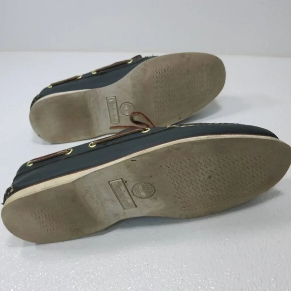 Timberland Genuine Leather Boat Shoes Mens Footwear Zapato Kutsu Footwear Sz 9.5